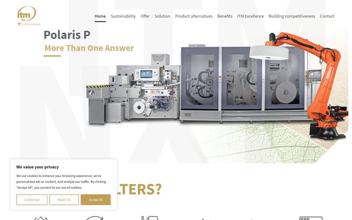 Screenshot of itmpaper.eu