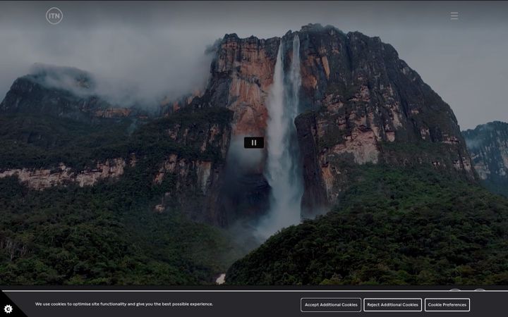 Screenshot of itn.co.uk