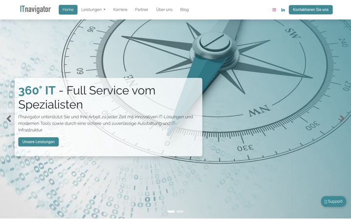 Screenshot di itnavigator.io