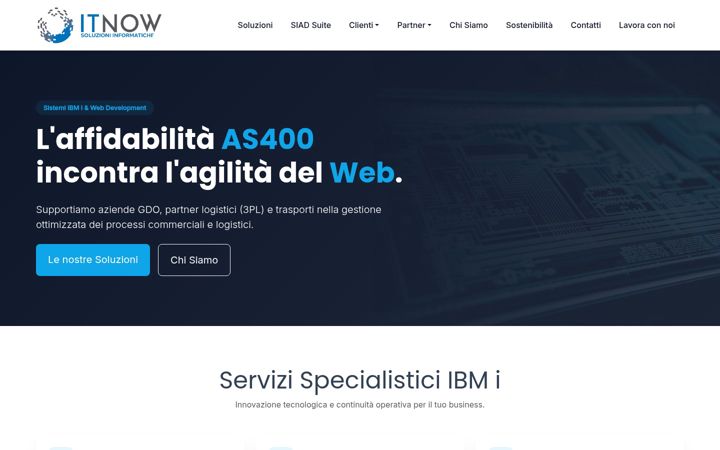 Screenshot of itnow.it