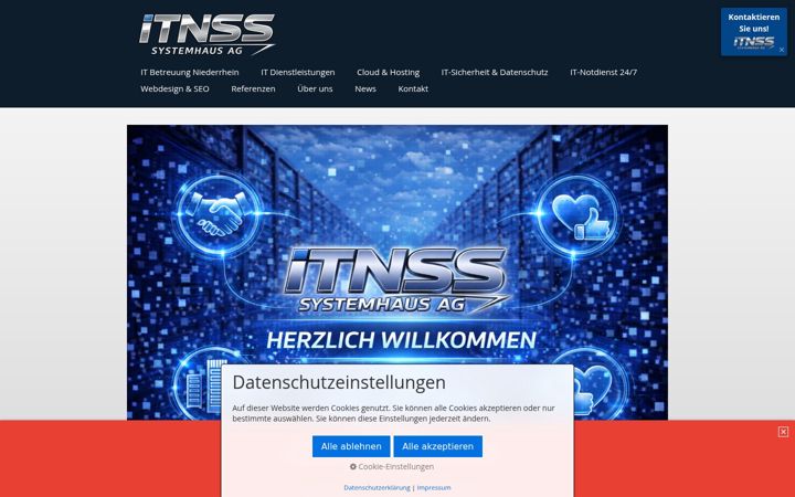 Screenshot of itnss-web.de