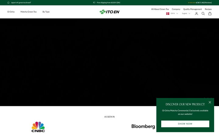 Screenshot of itoen-europe.com