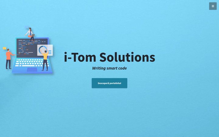 Screenshot of itom.ro