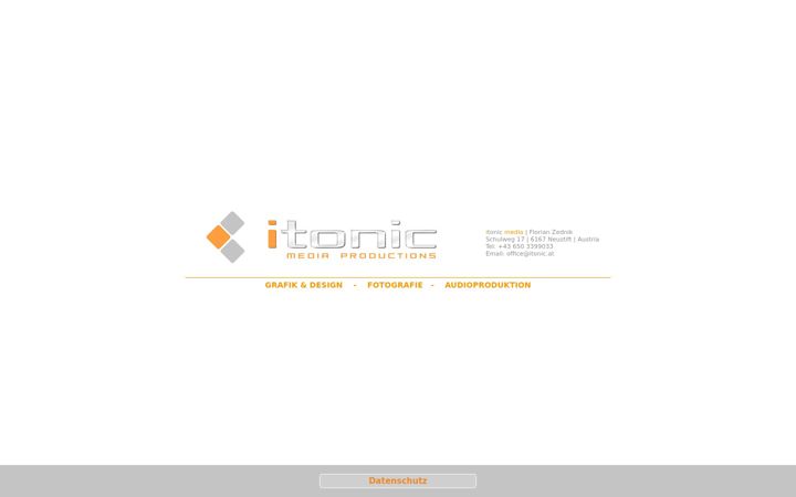 Screenshot of itonic.at