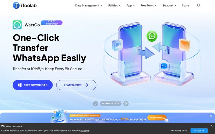 Screenshot di itoolab.com