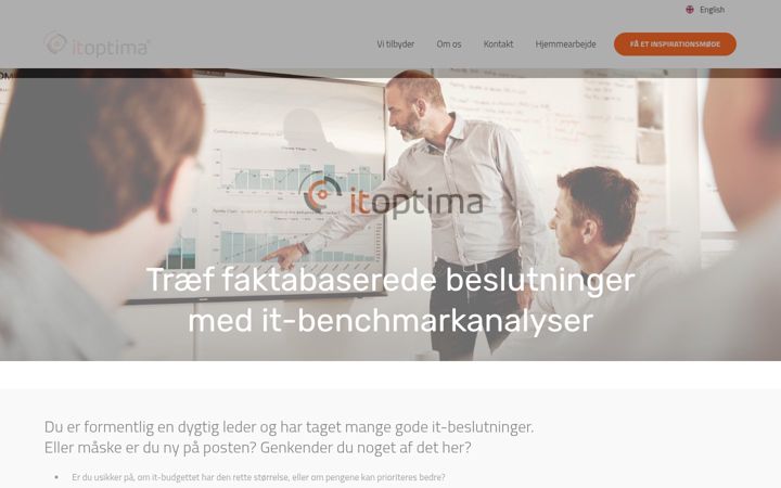 Screenshot of itoptima.com