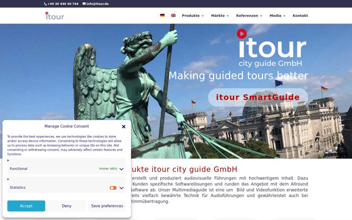 Screenshot of itour.de