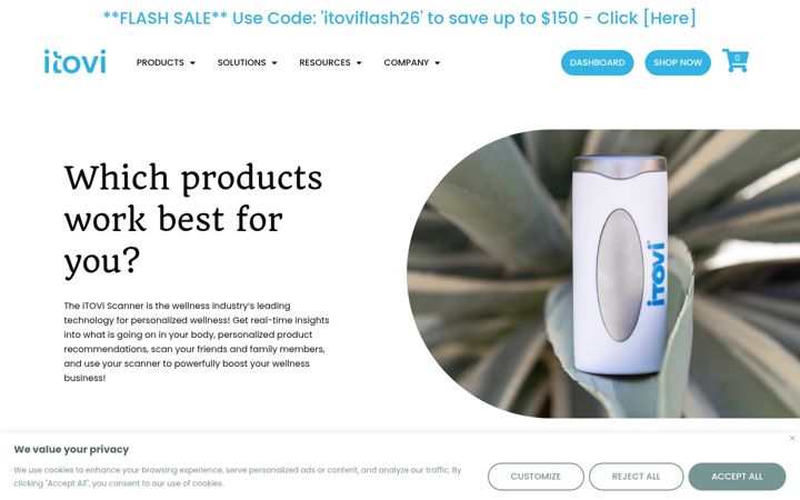 Screenshot of itovi.com