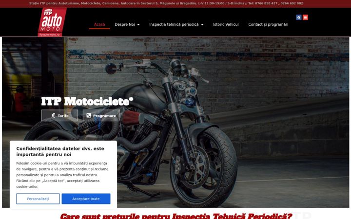 Screenshot of itp-auto-moto.ro