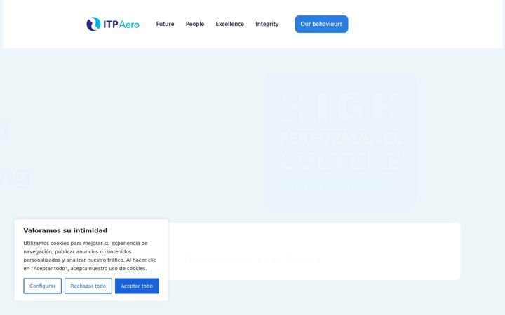 Screenshot of itpaeromorethanwords.com