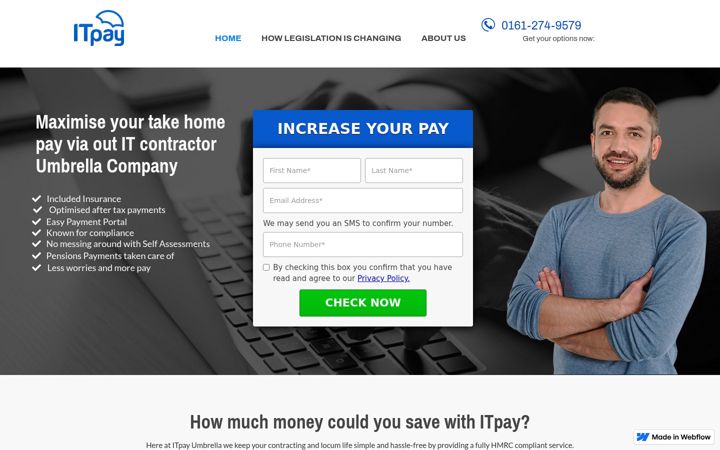 Screenshot of itpay.co.uk