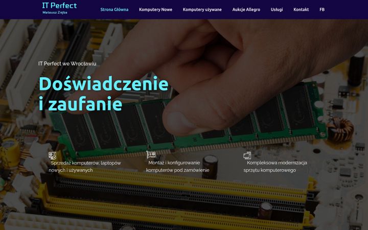 Screenshot of itperfect.eu