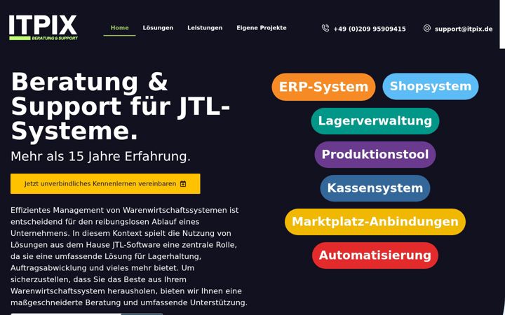 Screenshot of itpix.de