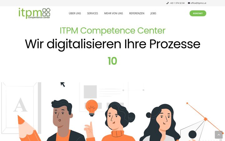 Screenshot of itpm.at
