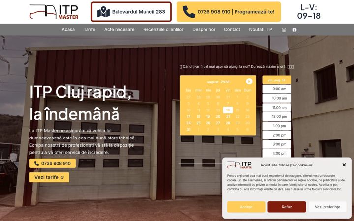Screenshot of itpmaster.ro