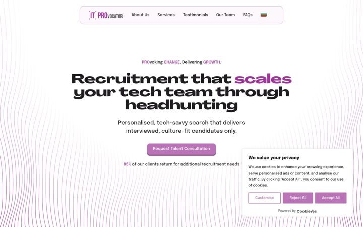 Screenshot of itprovocator.com