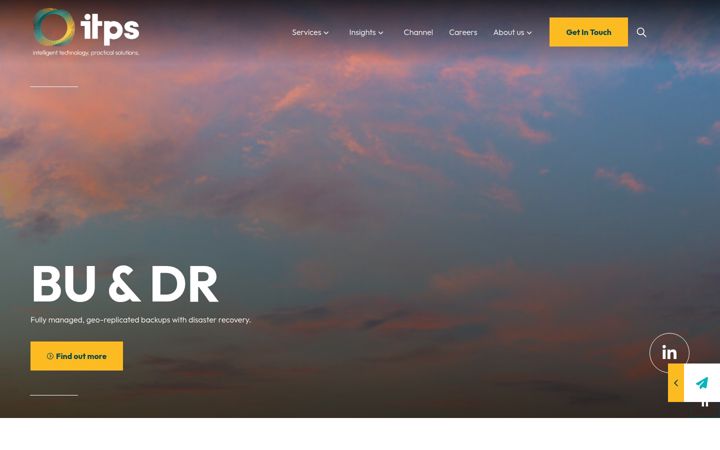 Screenshot of itps.co.uk