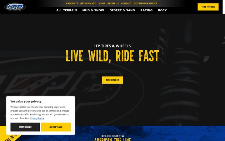 Screenshot of itptires.eu