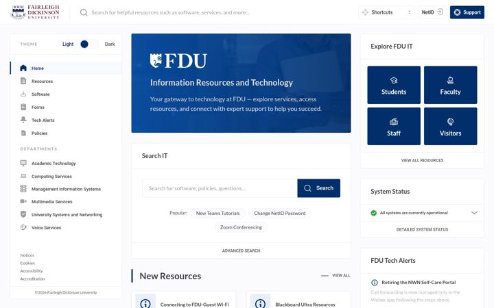 Zrzut ekranu itqa.fdu.edu