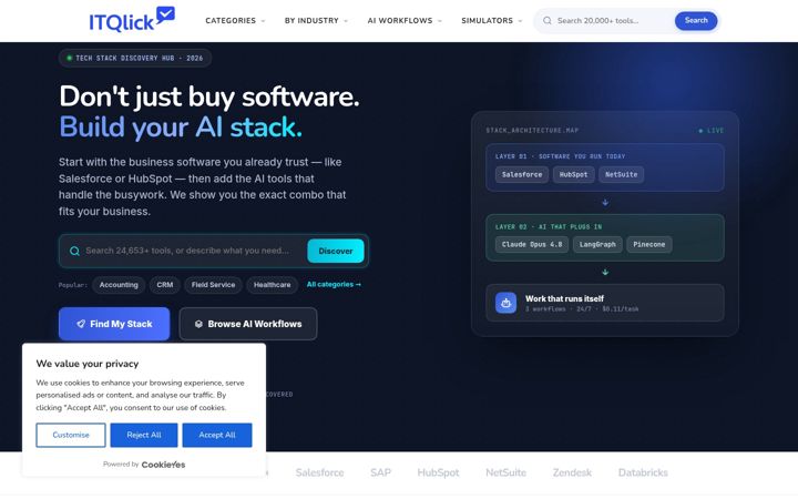 Screenshot of itqlick.com