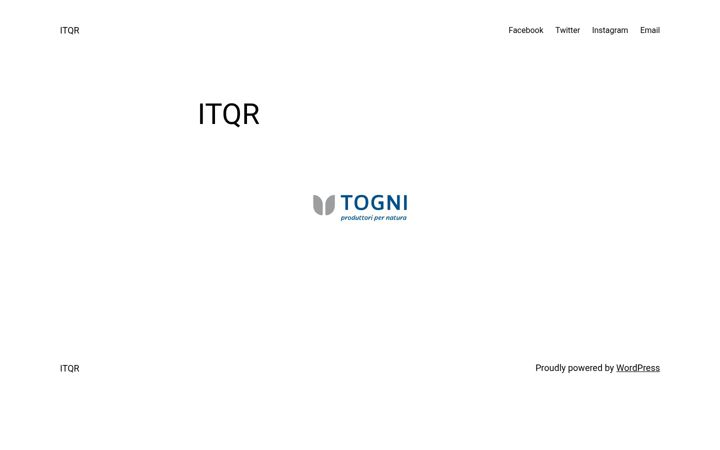 Screenshot of itqr.it