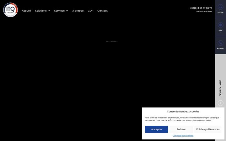 Screenshot of itqsecurity.fr
