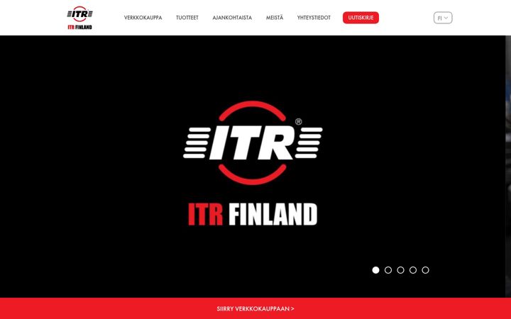 Kuvakaappaus sivustosta itr-finland.com