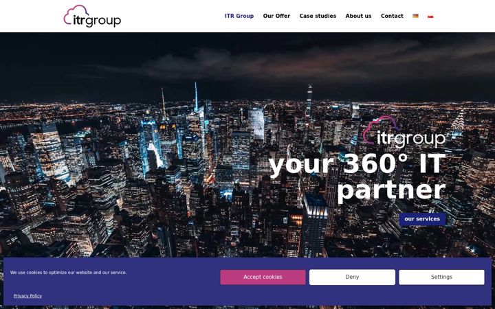 Screenshot of itr-group.eu