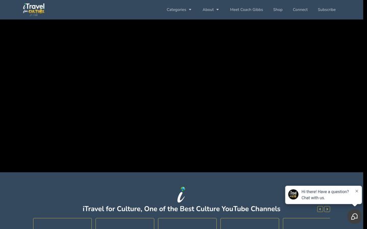 Screenshot of itravelforculture.com
