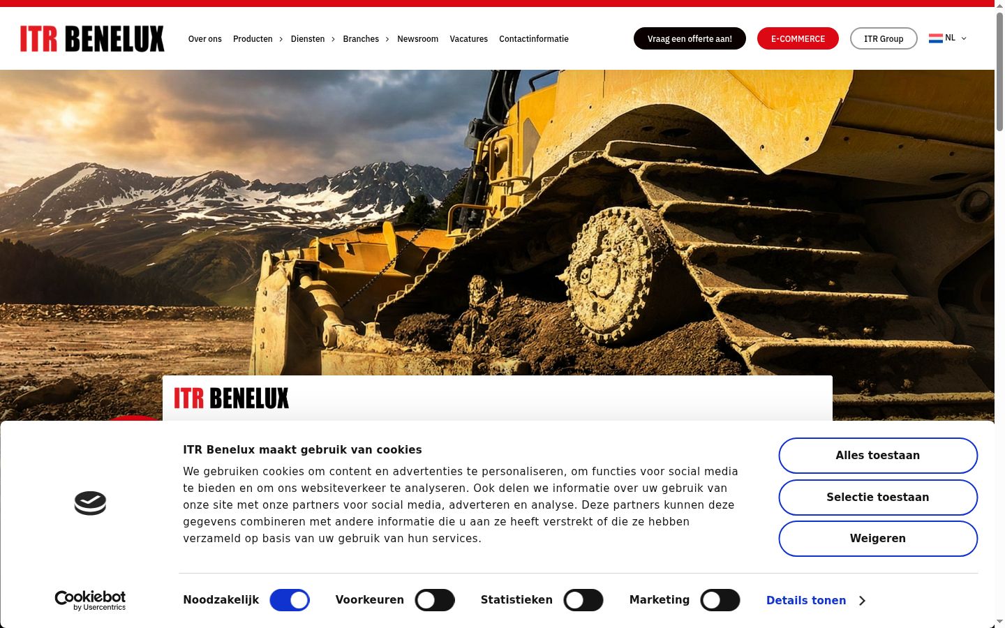 Screenshot tal-banner tal-kunsens muri qabel kwalunkwe interazzjoni