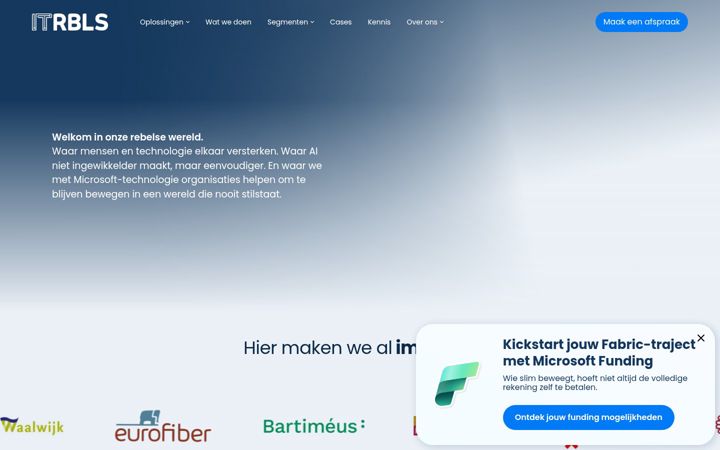 Screenshot of itrbls.nl