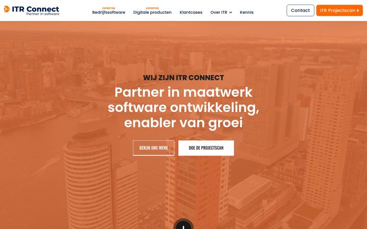 Screenshot of itrconnect.nl