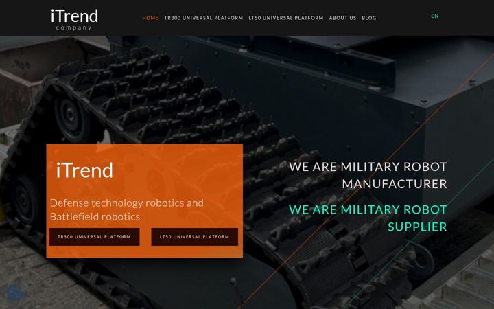 Screenshot of itrendcompany.eu