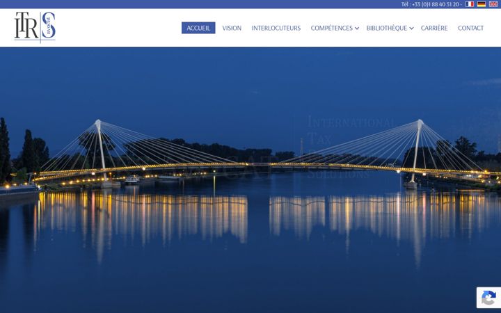 Screenshot of itrs-avocat.com
