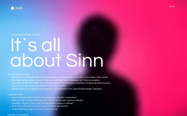 Screenshot of its-all-about-sinn.de