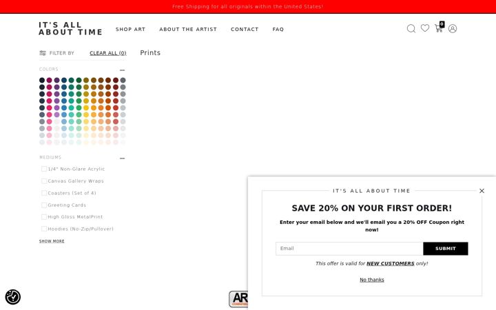 Screenshot of its-all-about-time.com