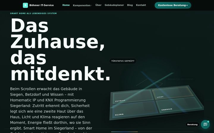 Screenshot of its-boehmer.de