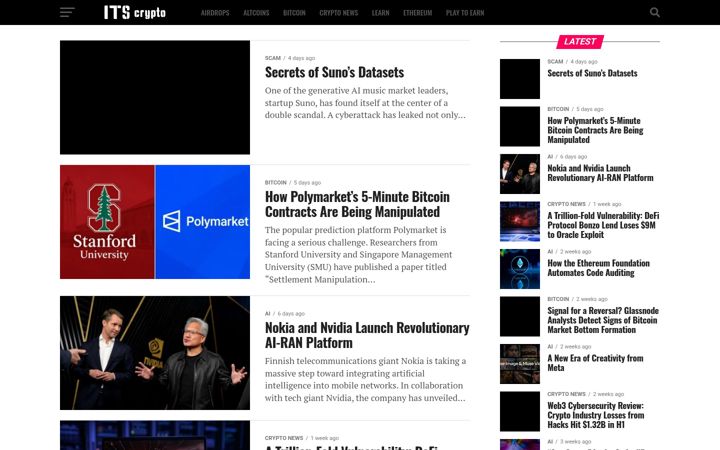 Screenshot of its-crypto.com