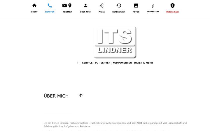 Screenshot of its-lindner.de