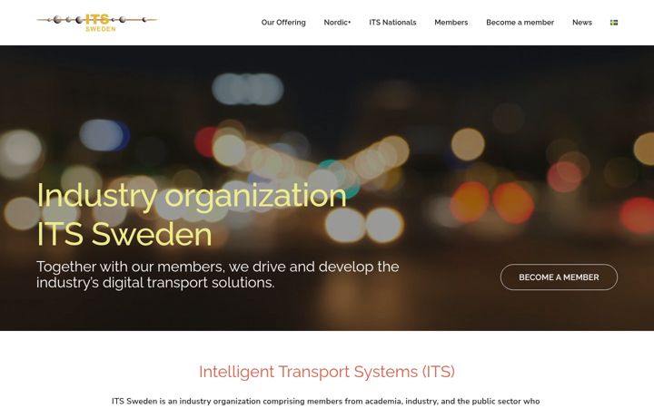 Screenshot of its-sweden.se