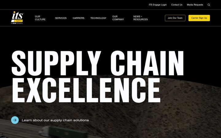 Screenshot of its4logistics.com