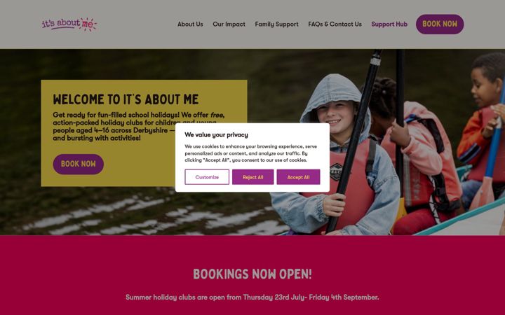Screenshot of itsaboutmederbyshire.co.uk