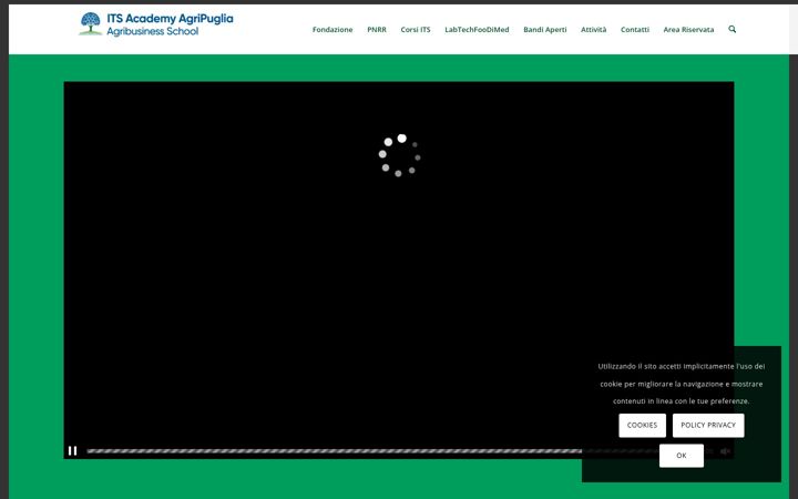 Screenshot of itsagroalimentarepuglia.it