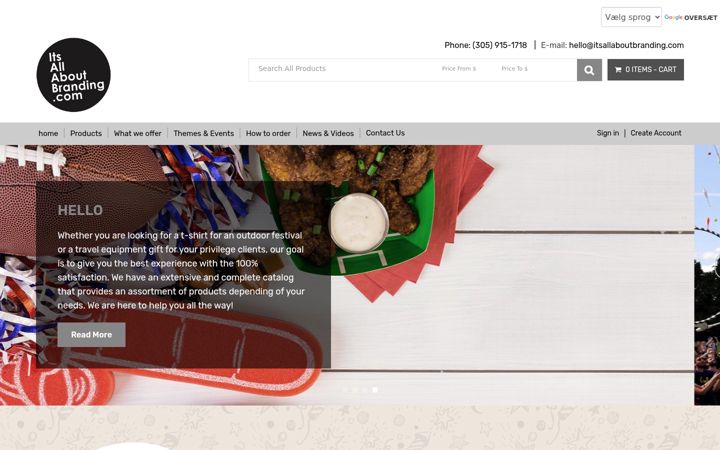 Screenshot of itsallaboutbranding.com