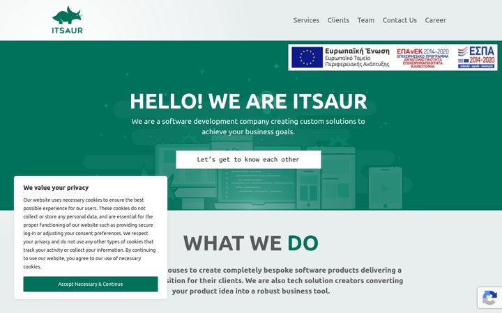Screenshot of itsaur.com