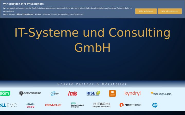 Screenshot of itsc.at