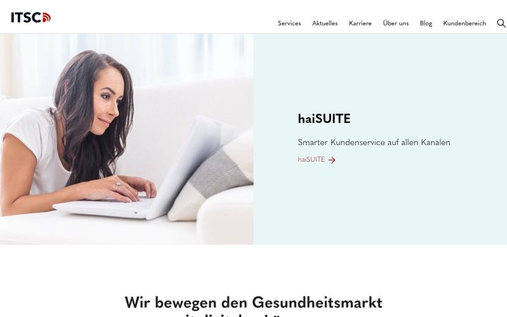 Screenshot of itsc.de