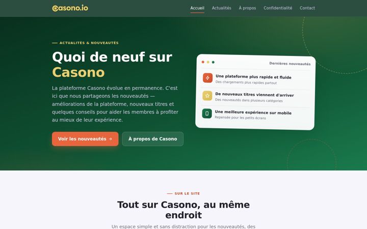 Screenshot of itscasano.com