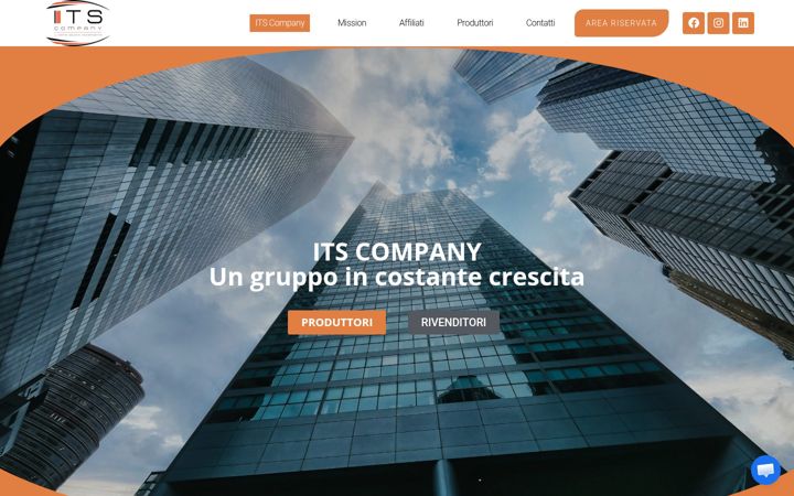 Screenshot of itscompany.it