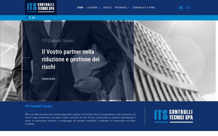 Screenshot of itscontrollitecnici.it